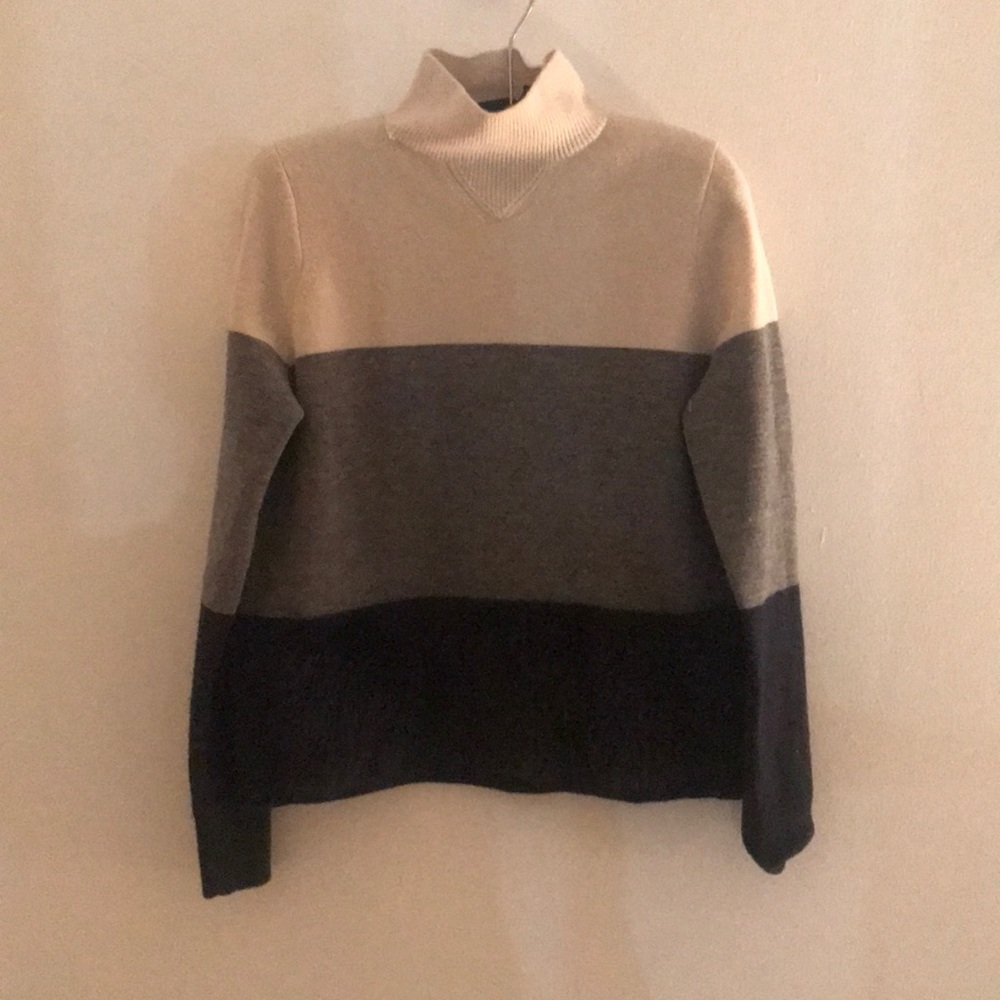 JCREW FAUX FUR BOTTOM SWEATER